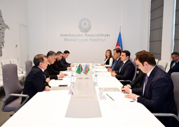 Mədəniyyət Nazirliyində Türkmənistan nümayəndə heyəti ilə görüş keçirilib