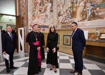 Azərbaycanın Birinci vitse-prezidenti Mehriban Əliyeva Vatikan Apostol Kitabxanasını ziyarət edib