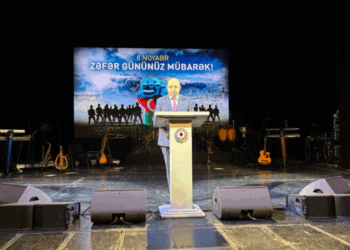 Tbilisidə Zəfər Günü qeyd olunub