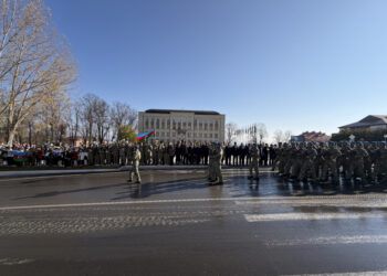 Şuşada Zəfər Günü ilə əlaqədar hərbi yürüş keçirilir