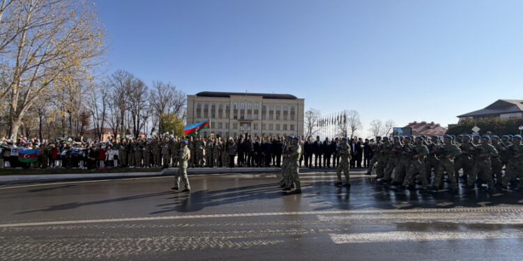 Şuşada Zəfər Günü ilə əlaqədar hərbi yürüş keçirilir