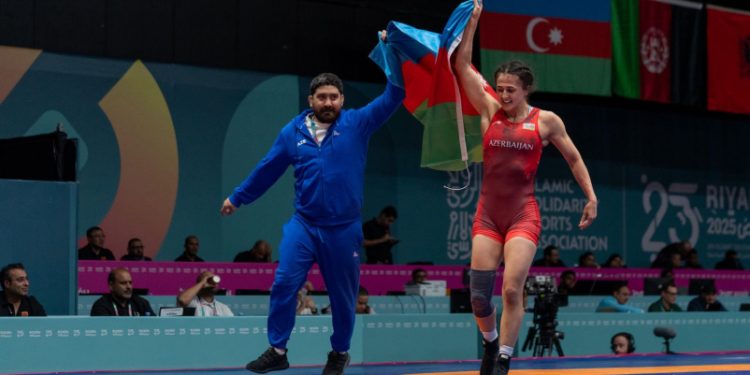 Azərbaycanın qadın güləşçisi İslamiadanın qalibi olub