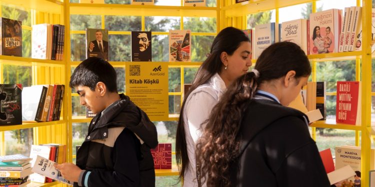“AzerGold” QSC-nin təşəbbüsü ilə Göygöldə interaktiv kitab köşkü istifadəyə verilib