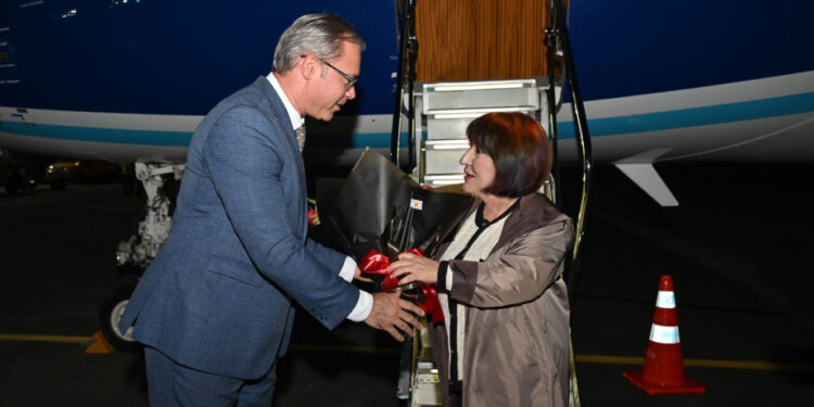 Milli Məclisin sədri Sahibə Qafarova Braziliyaya səfərə gedib