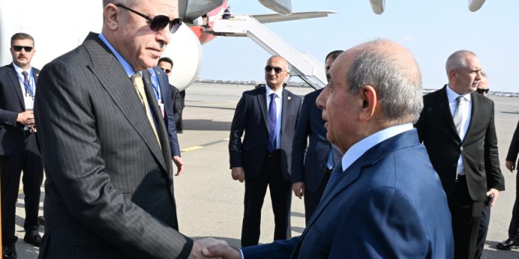 Türkiyə Prezidenti Rəcəb Tayyib Ərdoğan Azərbaycana səfərə gəlib