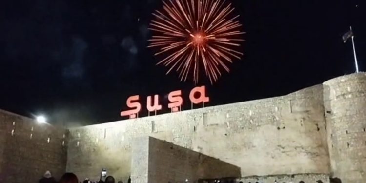 Şuşada möhtəşəm atəşfəşanlıq olub