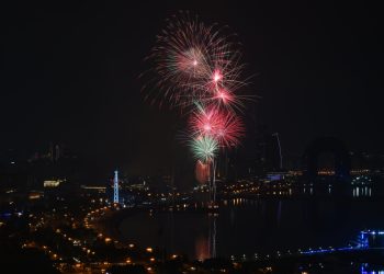 Bakıda Zəfər Günü münasibətilə keçirilən konsert möhtəşəm atəşfəşanlıqla başa çatıb