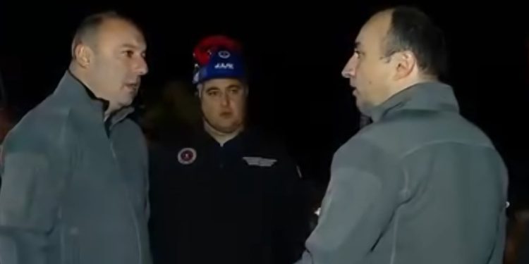 Gürcüstanın daxili işlər naziri təyyarə qəzası baş verən əraziyə gedib