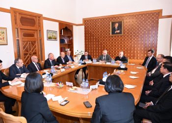 Konstitusiya Məhkəməsində beynəlxalq konfransın iştirakçıları ilə görüş keçirilib