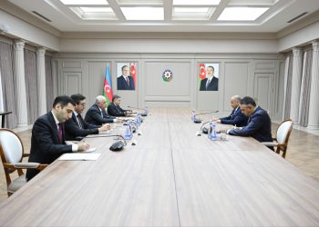 Əli Əsədov Beynəlxalq Su İdman Növləri Federasiyasının prezidenti ilə görüşüb