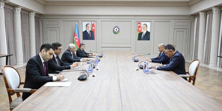 Əli Əsədov Beynəlxalq Su İdman Növləri Federasiyasının prezidenti ilə görüşüb