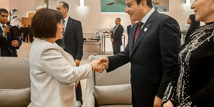 Milli Məclisin sədri Sahibə Qafarova Böyük Misir Muzeyinin açılış mərasimində iştirak edib