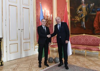 Ceyhun Bayramov Macarıstan Prezidenti ilə görüşüb