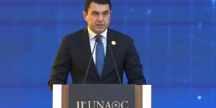 Adil Kərimli Ər-Riyadda çıxış edib