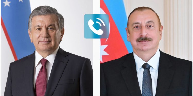 Şavkat Mirziyoyev İlham Əliyevə zəng edib