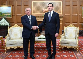 Əli Əsədov Türkmənistan Prezidenti ilə görüşüb