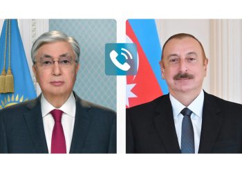 Kasım-Jomart Tokayev İlham Əliyevi təbrik etdi