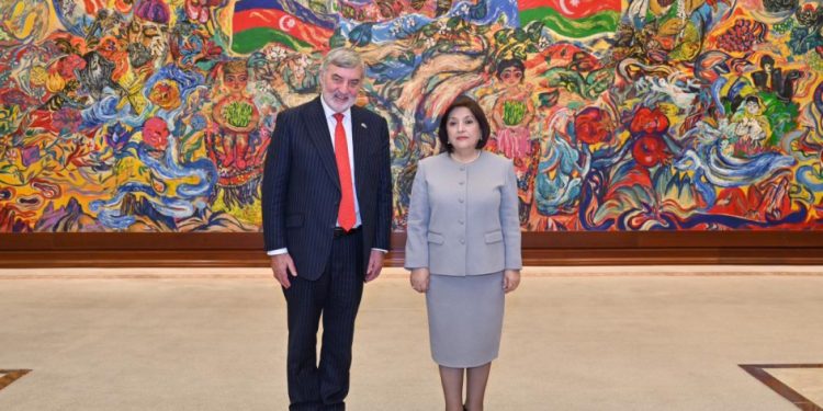 Sahibə Qafarova Lord Olderdaysla görüşüb