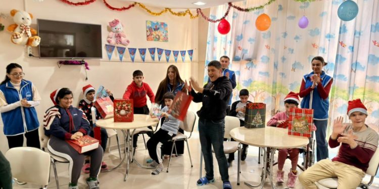 Leyla Əliyevanın təşəbbüsü ilə Yeni il şənliyi təşkil olunub