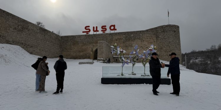 Şuşaya mövsümün ilk qarı yağıb