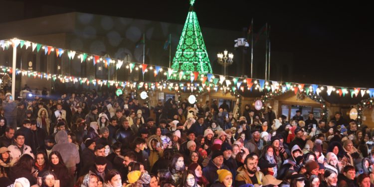 Xankəndidə bayram konserti keçirilib