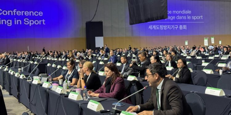 Fərid Qayıbov Dünya Antidopinq Konfransında iştirak edib