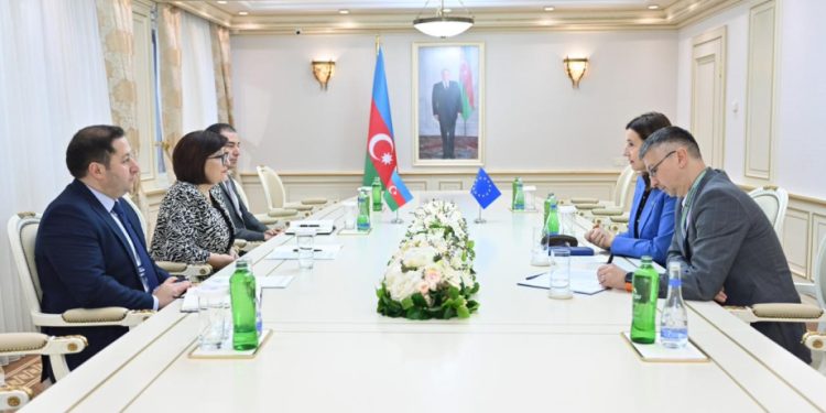 Sahibə Qafarova Mariyana Kuyundziç ilə görüşüb