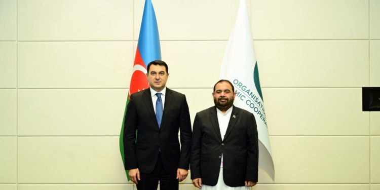 Adil Kərimli pakistanlı həmkarı ilə görüşüb