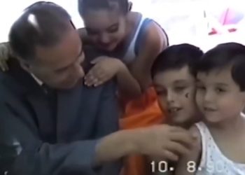 Heydər Əliyevin nəvələri ilə səmimi anları