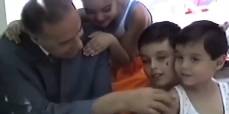 Heydər Əliyevin nəvələri ilə səmimi anları