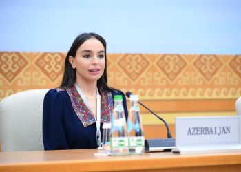 Leyla Əliyeva Türkmənistanda beynəlxalq konfransda