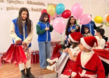 Leyla Əliyevanın təşəbbüsü ilə uşaq evində Yeni il keçirilib