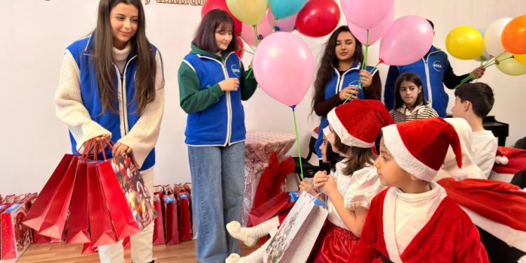 Leyla Əliyevanın təşəbbüsü ilə uşaq evində Yeni il keçirilib