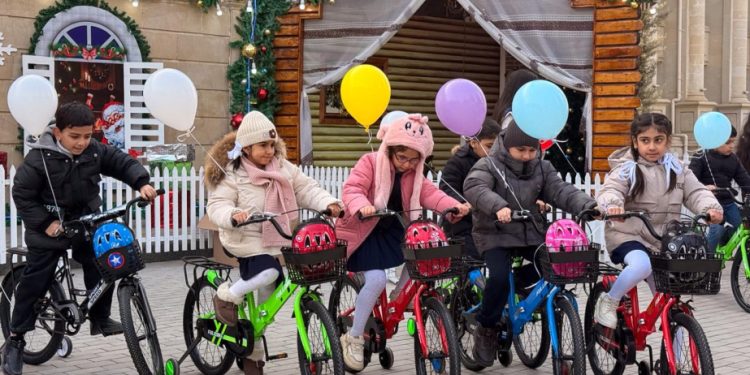 Leyla Əliyevanın təşəbbüsü ilə Yevlaxda Yeni il tədbiri keçirilib