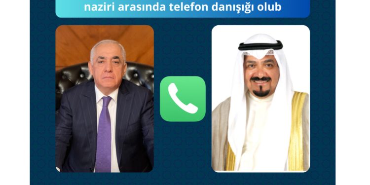 Əli Əsədov ilə Küveytin Baş naziri ilə danışıb