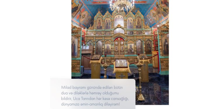 Mehriban Əliyeva Milad bayramı ilə bağlı paylaşım edib