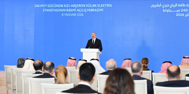 Prezident “Xızı-Abşeron” Külək Elektrik Stansiyasının açılış mərasimində