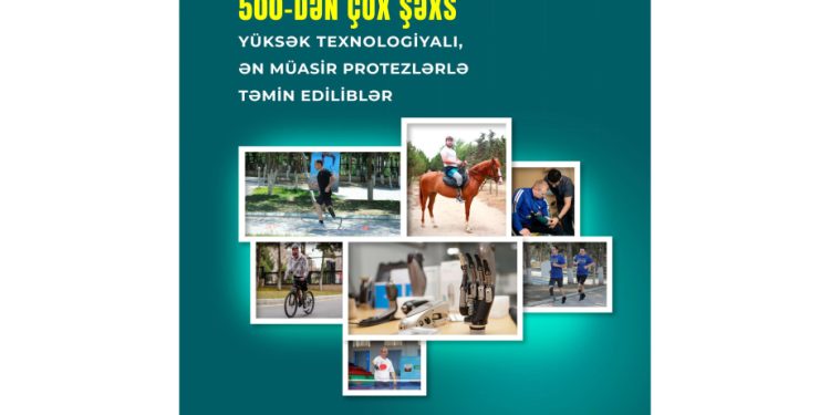 500-dən çox şəxs protezlərlə təmin edilib