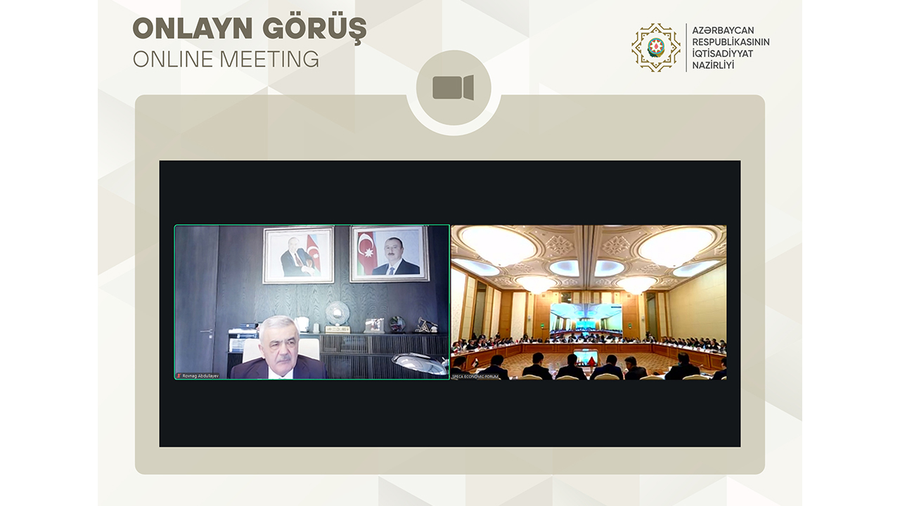 İqtisadiyyat nazirinin müavini SPECA İqtisadi Forumunda iştirak edib