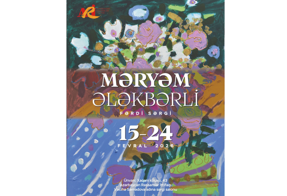 Rəssam Məryəm Ələkbərlinin rəsmlərindən ibarət sərgi keçiriləcək