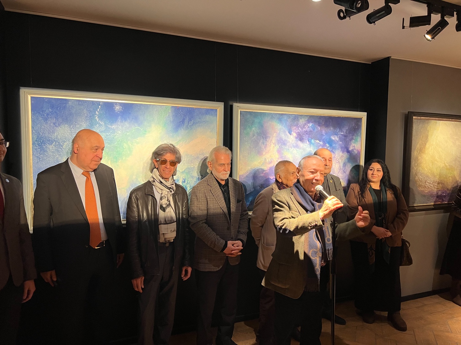 Rəssam Tahir Məmmədovun fərdi rəsm sərgisinin açılışı oldu