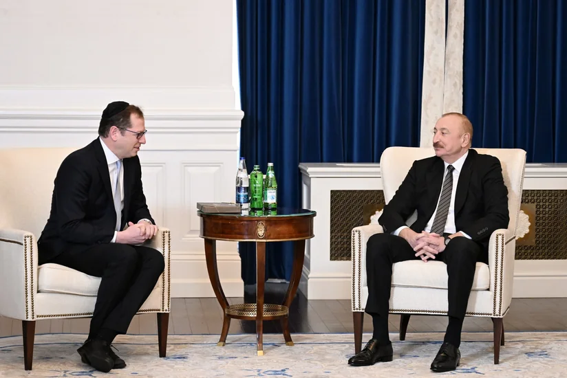 İlham Əliyev Vaşinqtonda Amerika İsrail İctimai Əlaqələr Komitəsinin icraçı direktoru və digər rəhbər heyəti ilə görüşüb