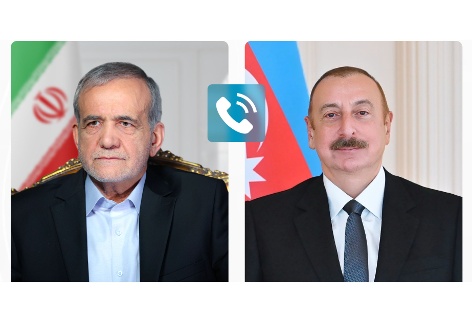 İran İslam Respublikasının Prezidenti Məsud Pezeşkian Azərbaycan Respublikasının Prezidenti İlham Əliyevə zəng edib