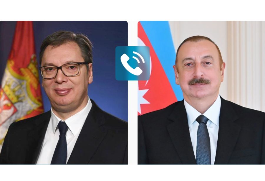 Serbiya Respublikasının Prezidenti Aleksandar Vuçiç Azərbaycan Respublikasının Prezidenti İlham Əliyevə zəng edib