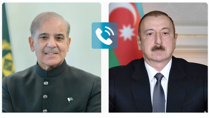 Pakistan İslam Respublikasının Baş naziri Məhəmməd Şahbaz Şərif Azərbaycan Respublikasının Prezidenti İlham Əliyevə zəng edib